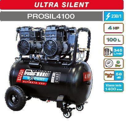 COMPRESSEUR 100L 4 CHEVAUX SILENCIEUX